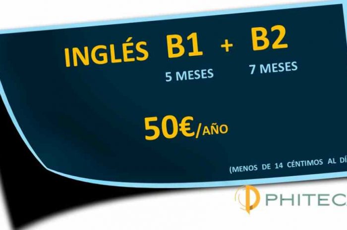 Nivel B1 + Nivel B2 en un año en Phiteca