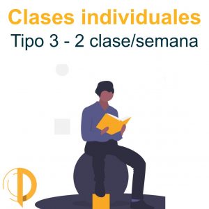 Clase individual 2h/semana 1 alumno - Tipo 3