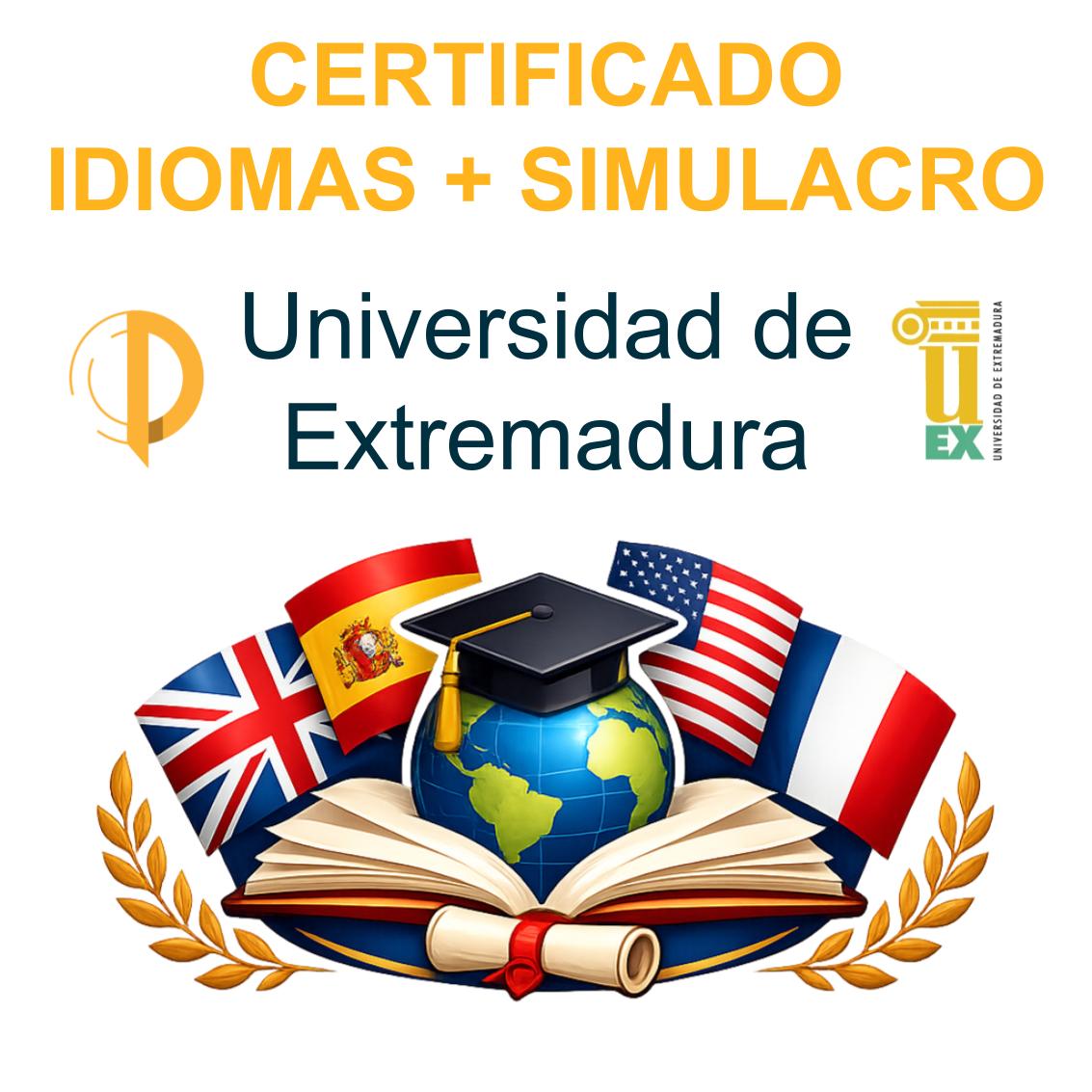 Certificado Idiomas Uex+Simulacro